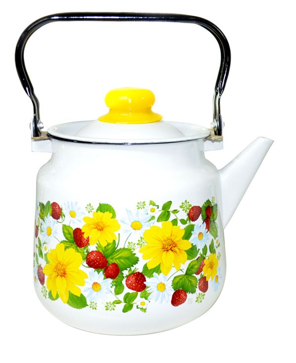 Kettle 3.5l 1s26/s white strawberries